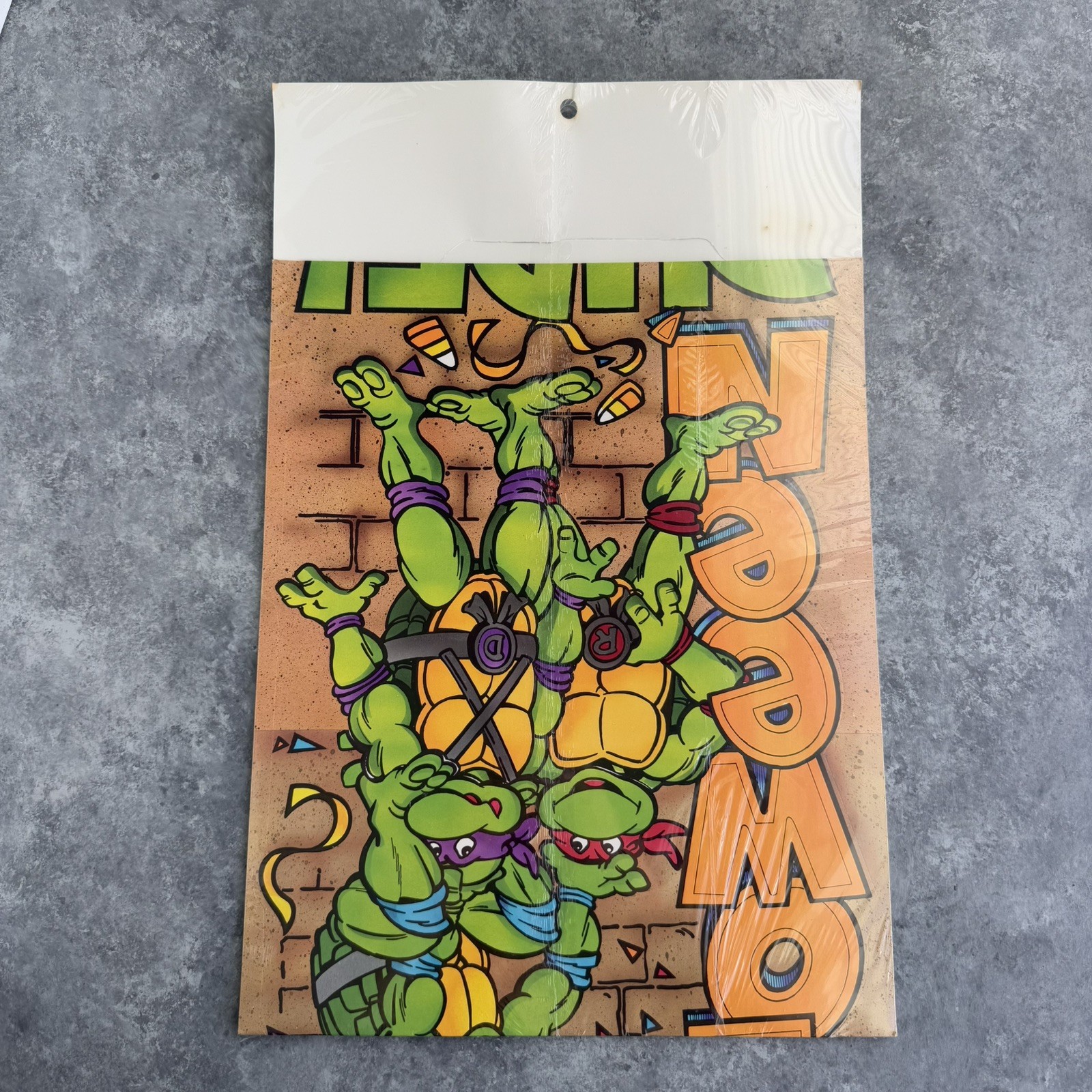 Vintage Eureka Teenage Mutant Ninja Turtles Halloween Banner 4 ft TMNT NEW