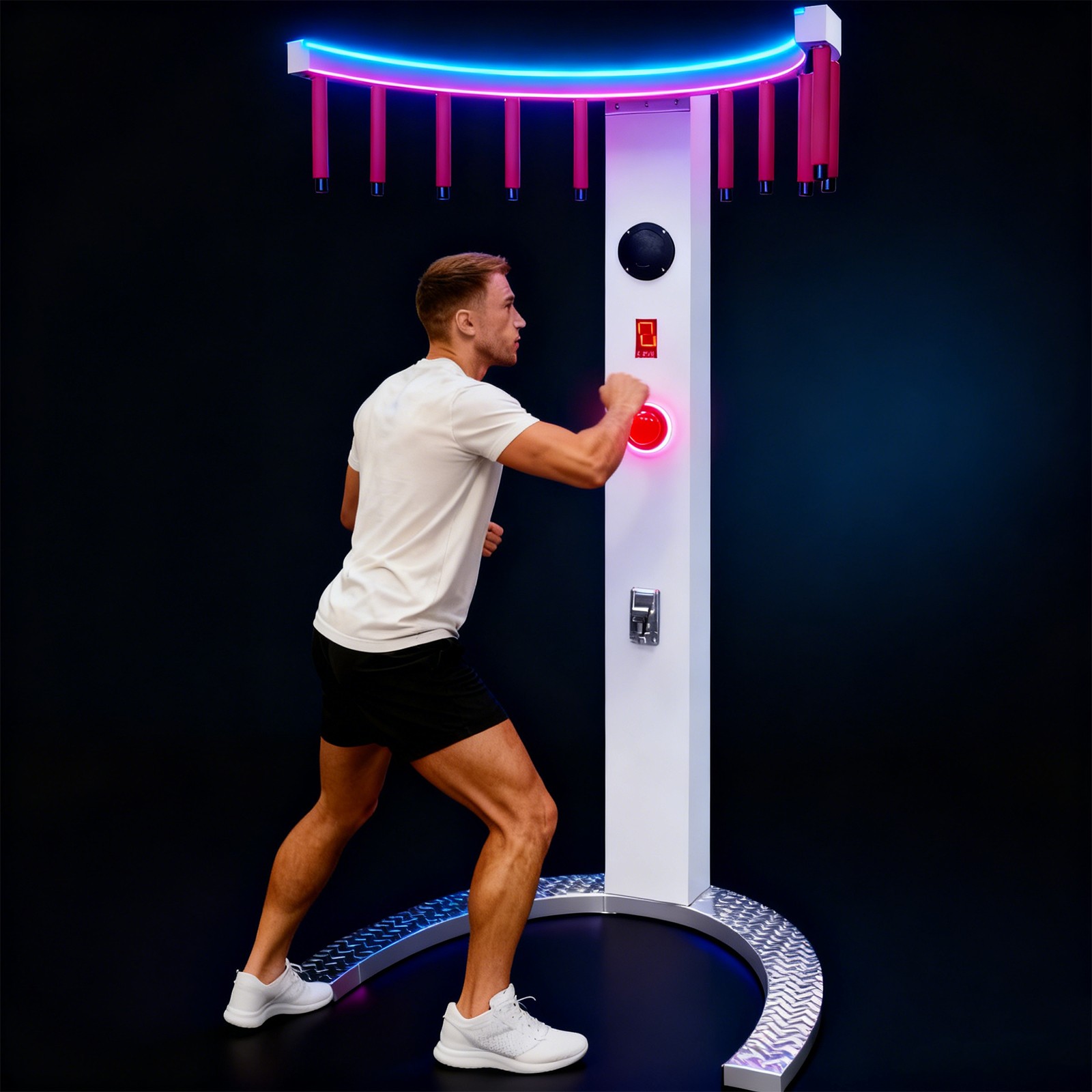 Catch Sticks Game Machine, Interactive Reaction Game for Party Rental Business