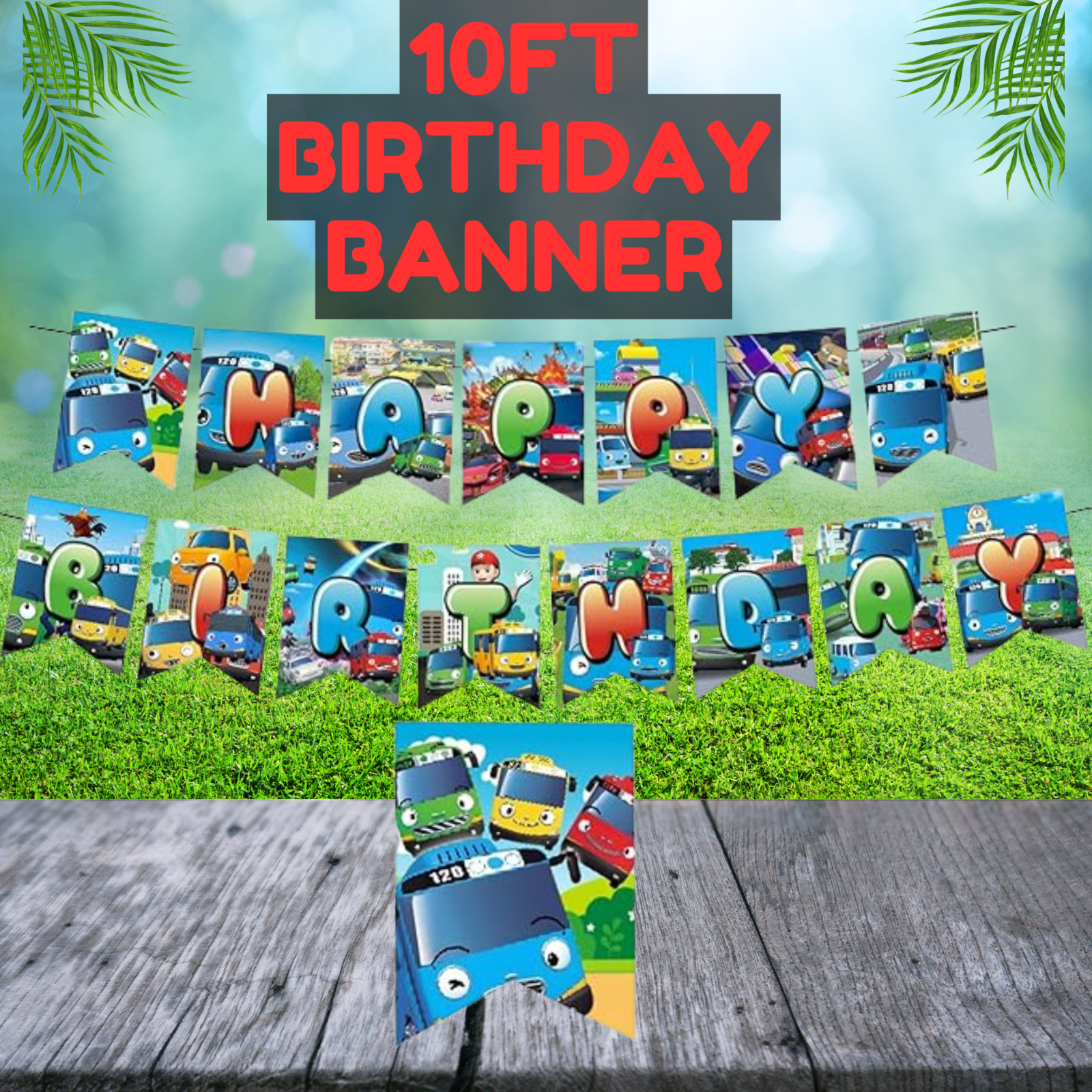 TAYO THE BUS birthday party supplies favor centerpiece decoration event theme