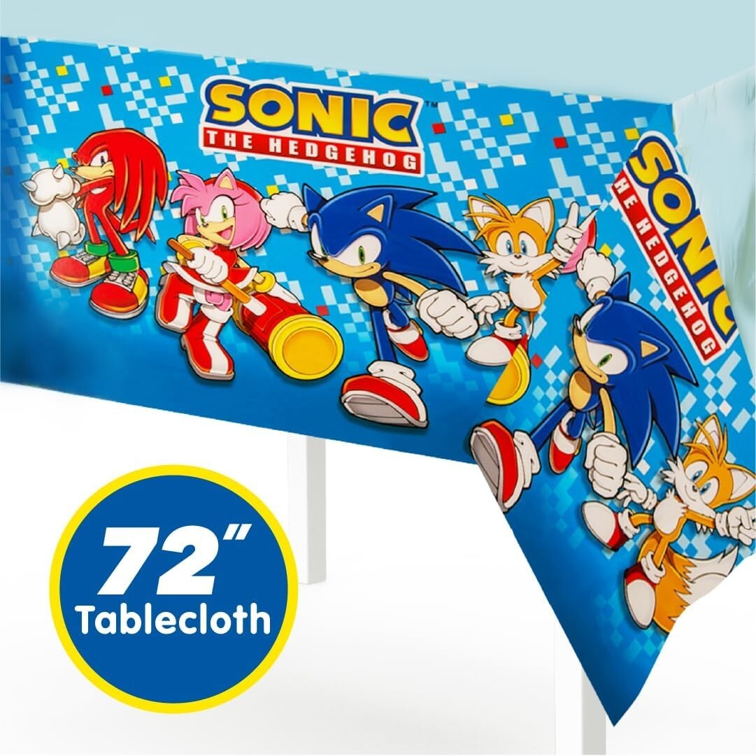 Sonic The Hedgehog Party in a Box Kit 137pcs Birthday Balloons Decorations