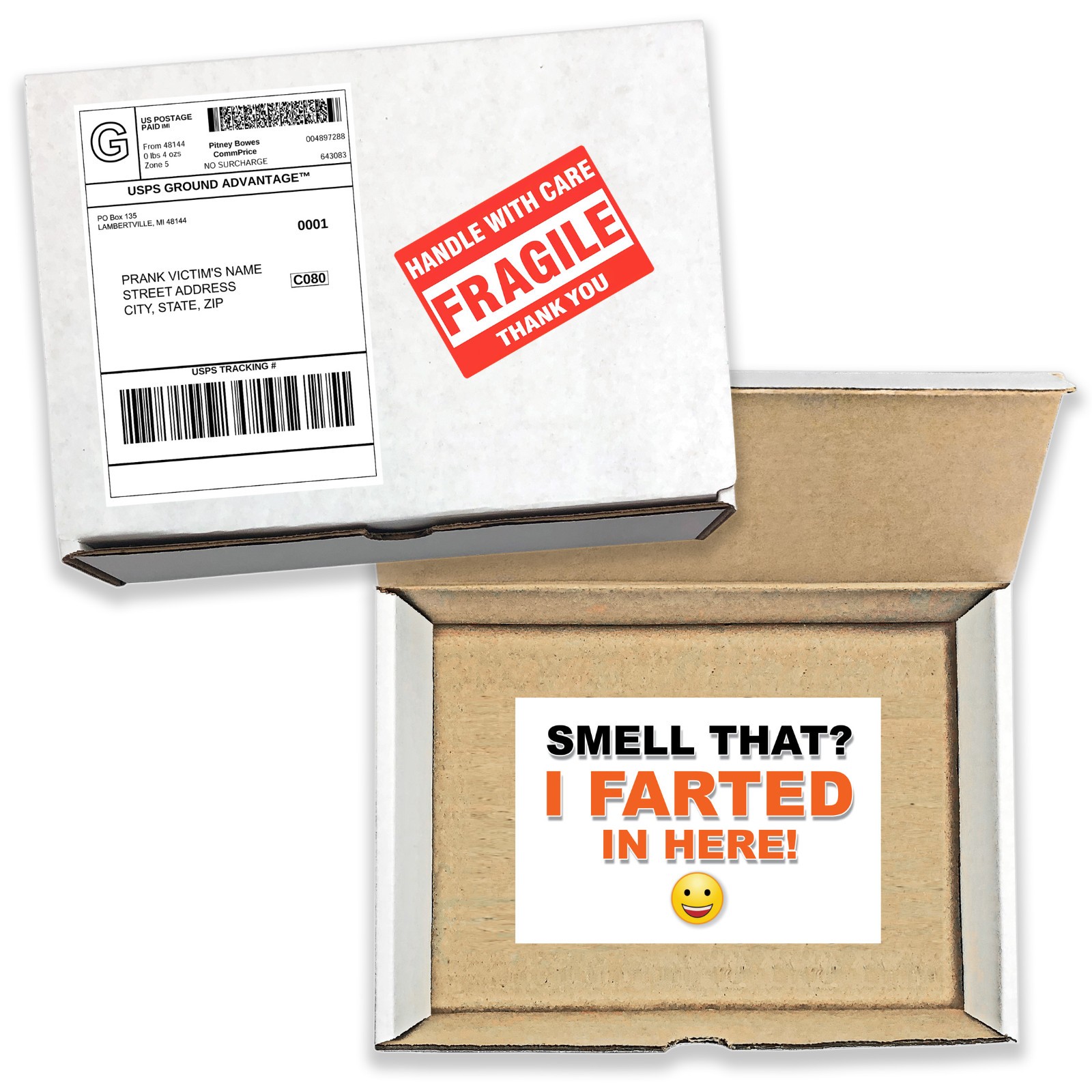 Smell That, I Farted in Here Prank Mail Sent Anonymously!