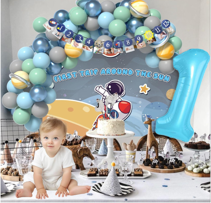 First Trip Around The Sun: 1st Birthday Decorations
