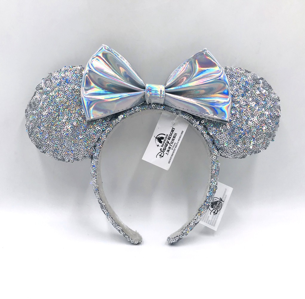 Silver Limited Edition Cinderella 2026 Minnie Ears Magic Mirror Disney Headband
