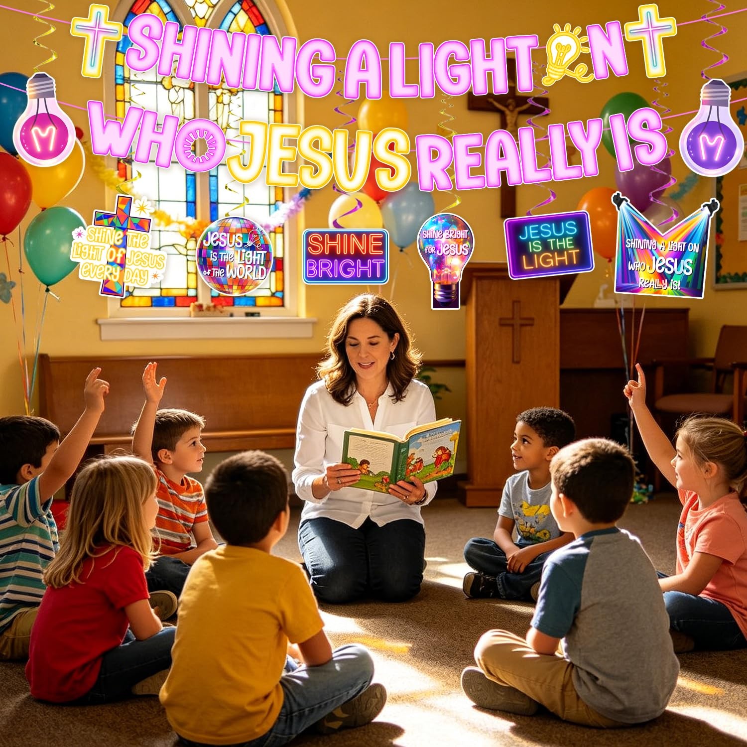 VBS 2026 Decorations Set 131Pcs Illumination Themed Party Supplies Include Ba…