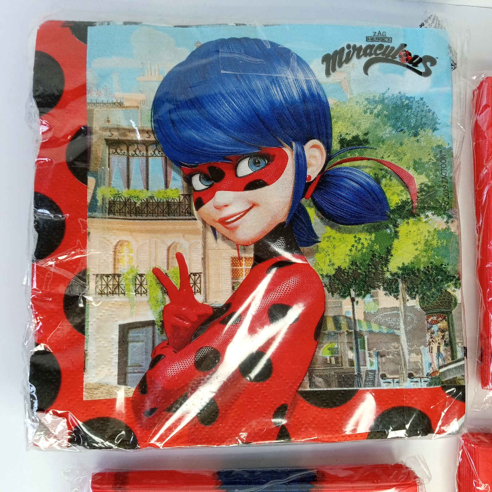 Miraculous Ladybug Paper Party Napkins Lot of 4 Packs – Birthday Party Supplies