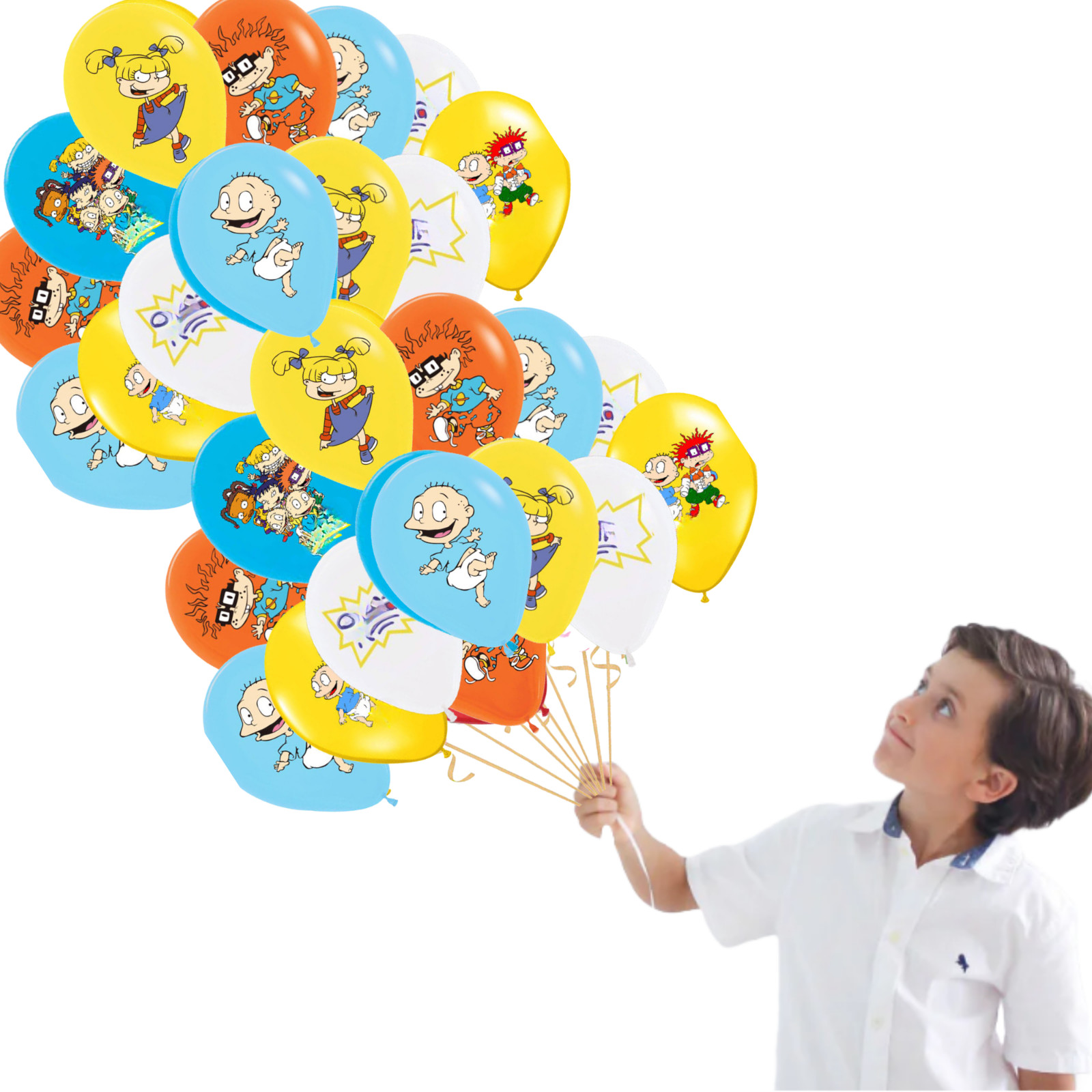 RUGRATS CUPS PLATE BANNER PARTY TABLE COVER SUPPLIES BALLOON CUPCAKE TOPPER CAKE