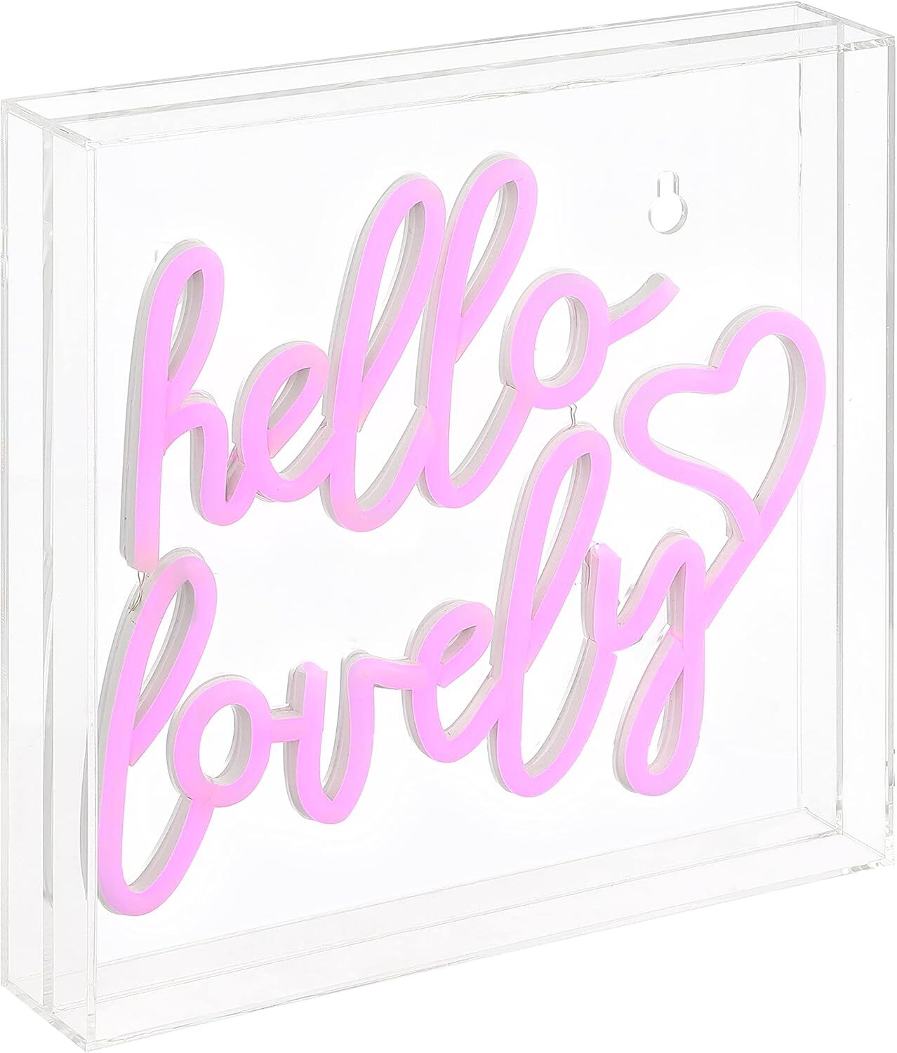 JONATHAN Y NEN1035A Hello Lovely 10″ Square Contemporary Glam 10″, Pink