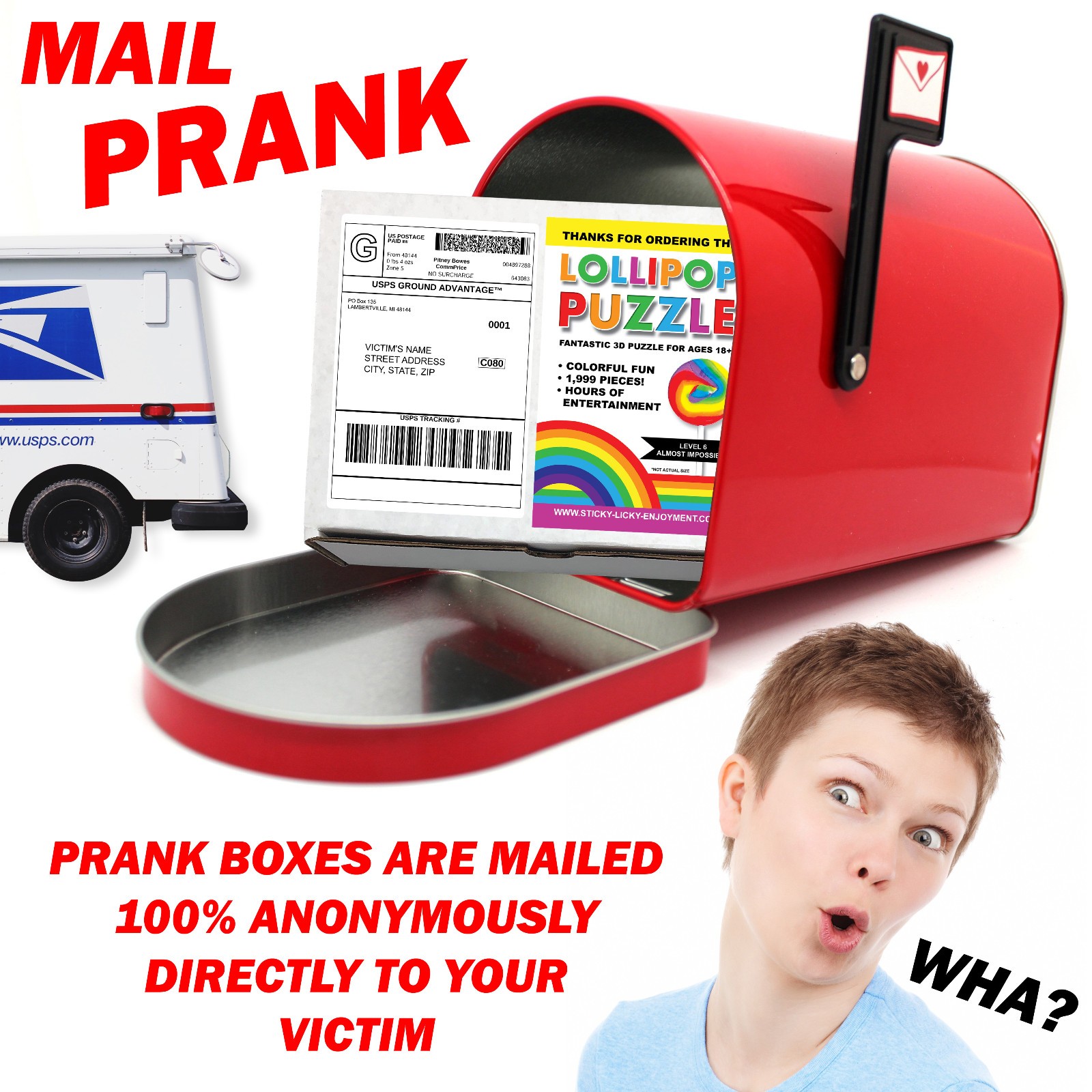 Lollipop Puzzle Joke Mail Sent to your Friends for Sheer Laughter!