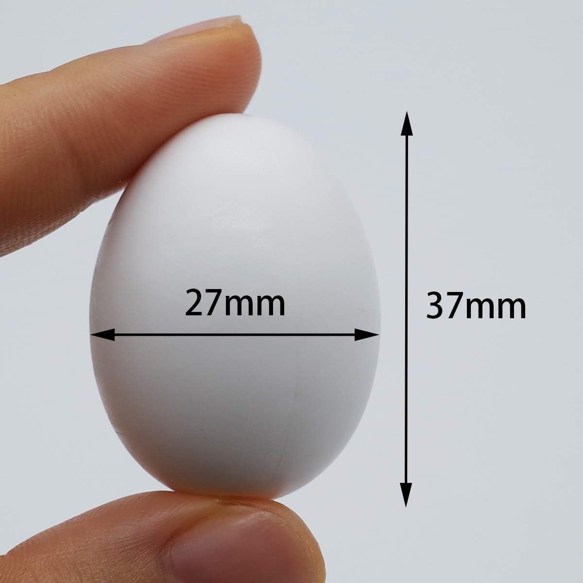 5 Pcs Hatching Eggs for Parrots Macaws Cockatoos and Eclectus – 37mm x 27mm