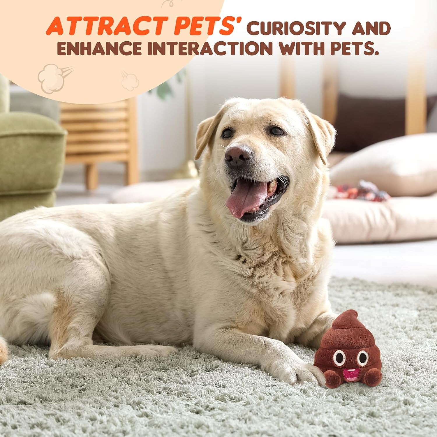 Funny Farting Poop Plush Toy – 30 Hilarious Fart Sounds, Soft & Durable