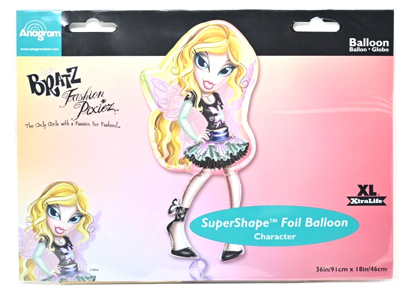 Anagram 36″ Bratz Fashion Pixiez Cloe Shape All Occasion Mylar Foil Balloon