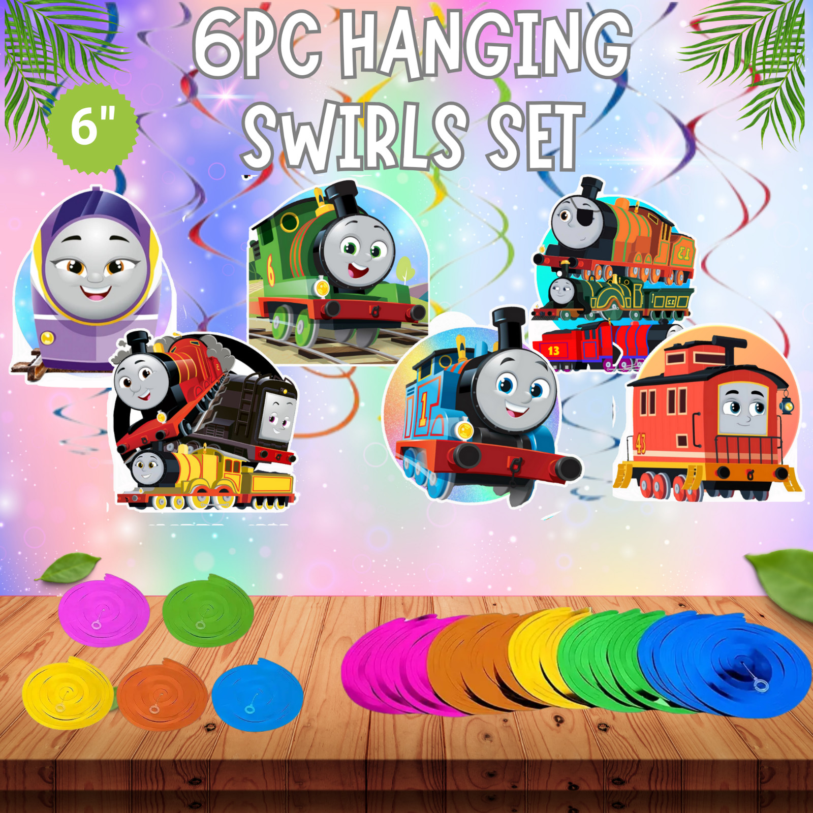 THOMAS TRAIN birthday party supplies favor centerpiece decoration event balloon