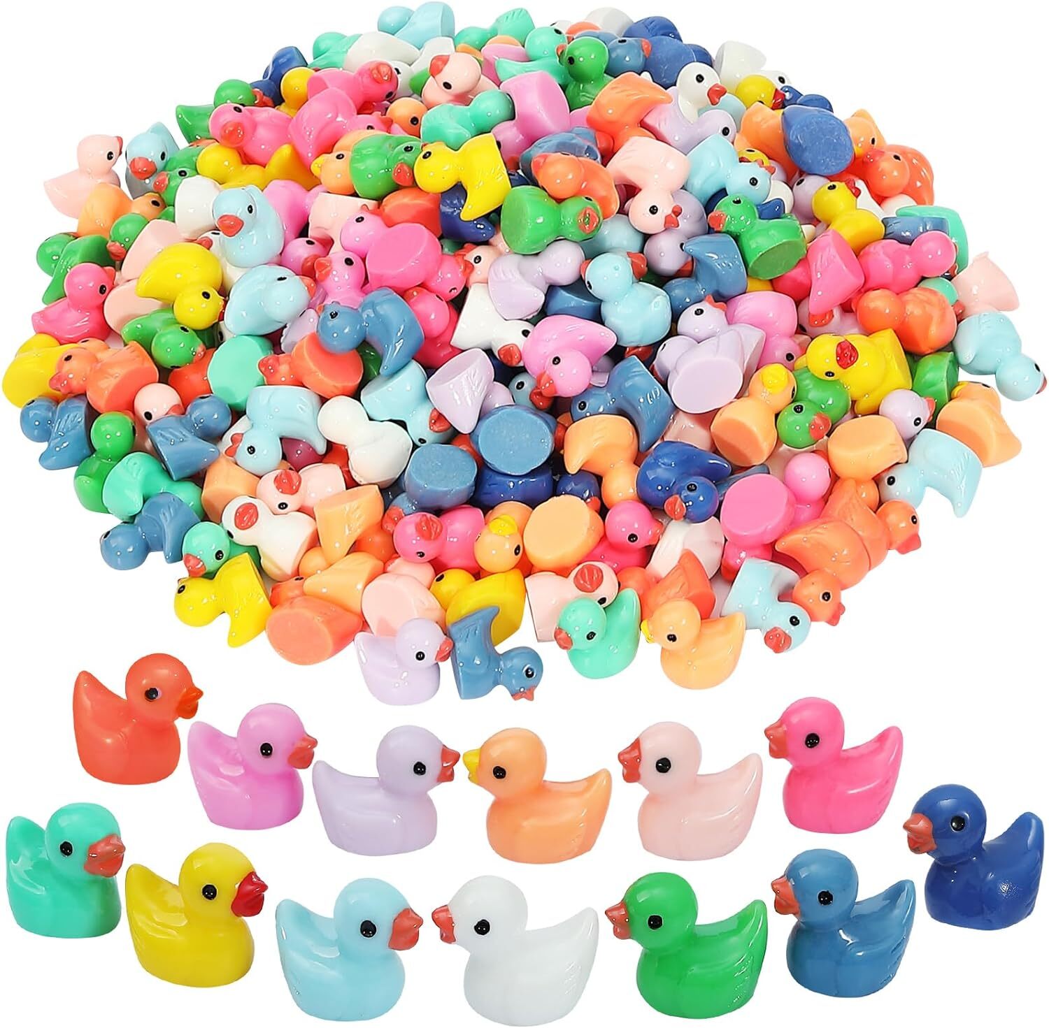 260 Pack Jeep Resin Ducks In Bulk 13 Color Ducks For Ducking Cruise Ducks Small