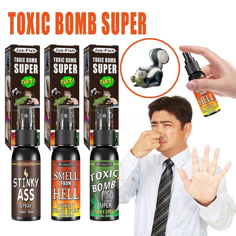 Liquid Fart Spray Stink Bomb Smelly Stinky Ass Toxic Bomb Crap Gag Prank Joke