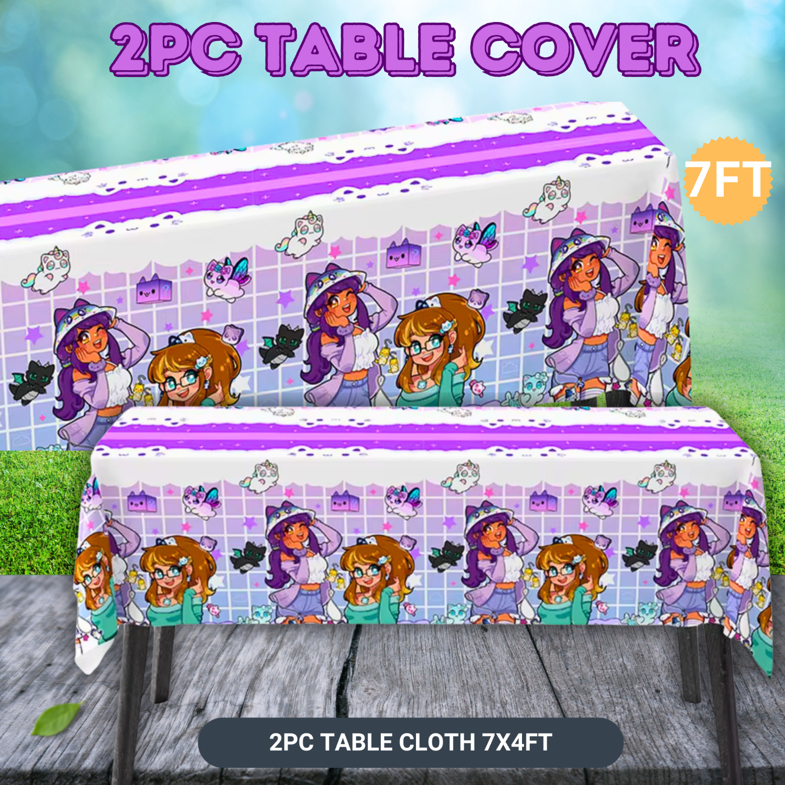 Aphmau TABLEWAR birthday party supplies favor centerpiece decoration event theme