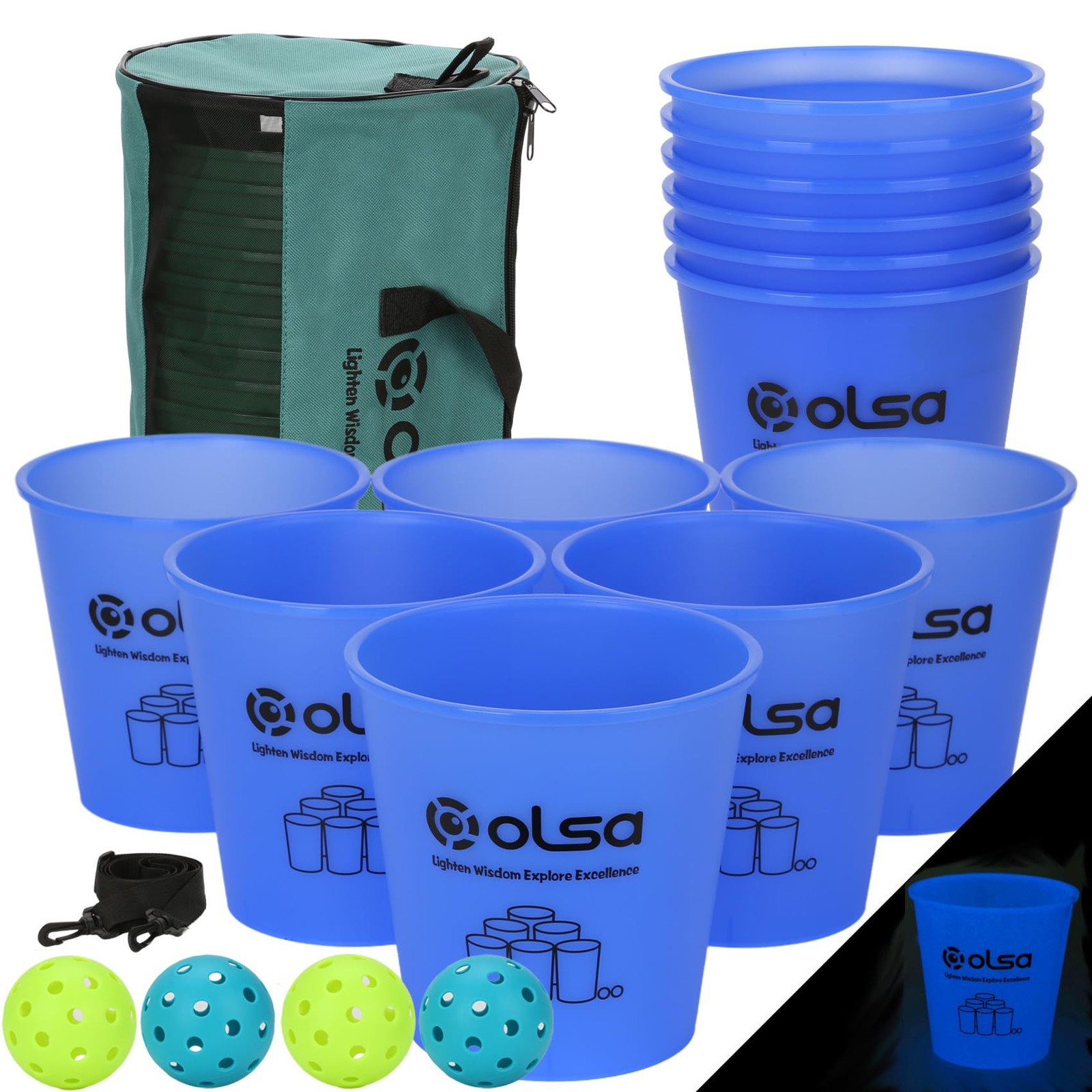 Giant Yard Pong Outdoor Games, Classic Toss Games for Beach Camping Lawn Back…