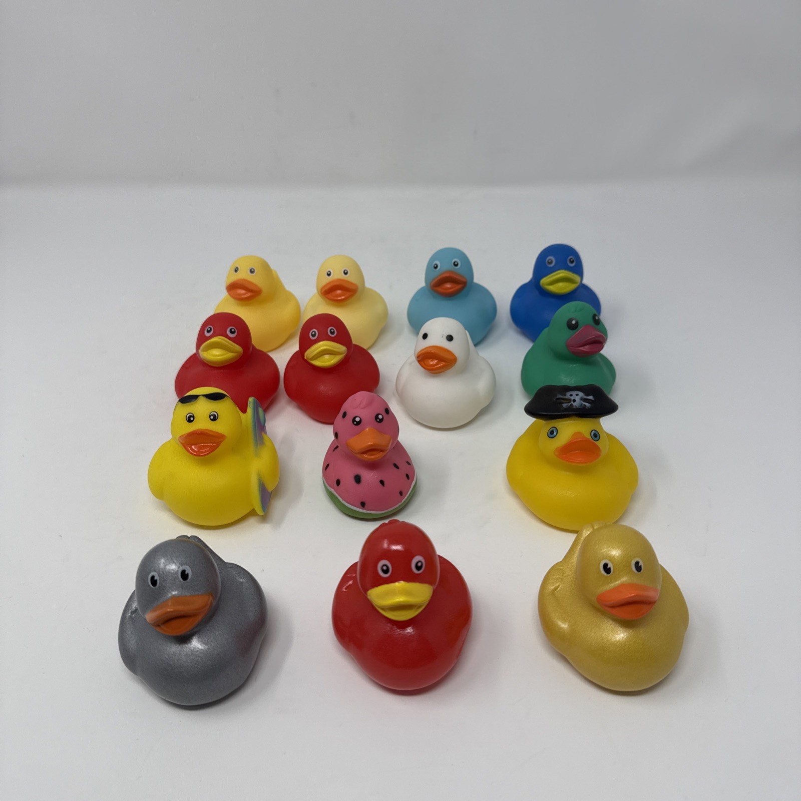 Lot of 14 Rubber Duckies, Jeep Ducking Party Favors Jeep Ducking
