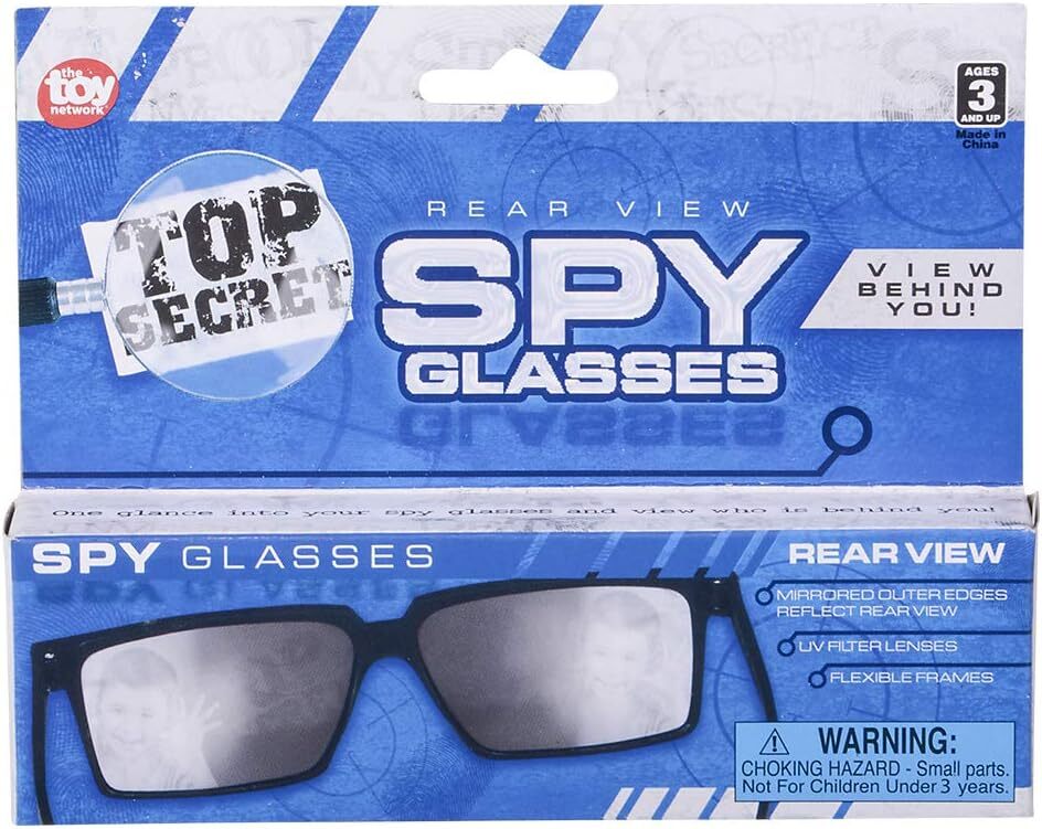 Spy Look Behind Sunglasses Rear View Mirror – Detective Gadget Magic Trick Toy