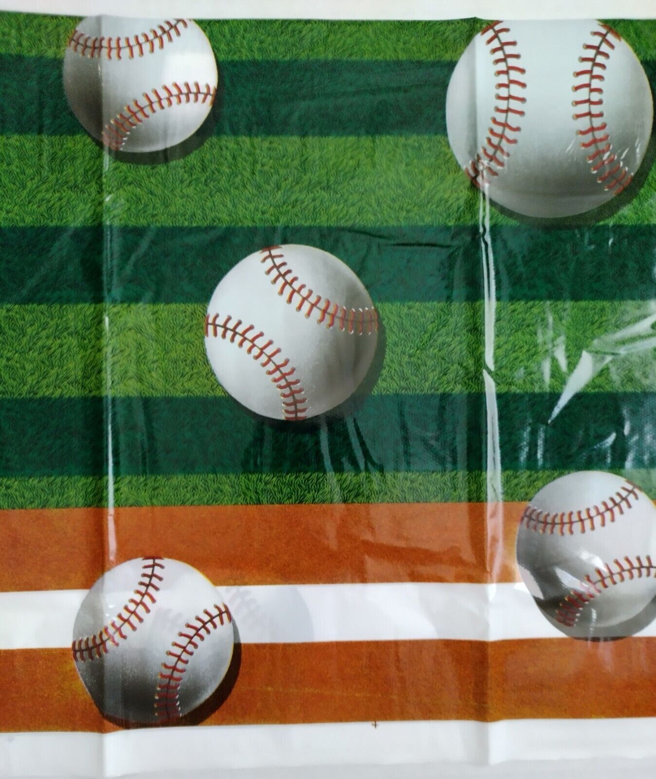 Baseball Table Cover Event Decoration Unisex Adult Kid Tablecloth Birthday Party