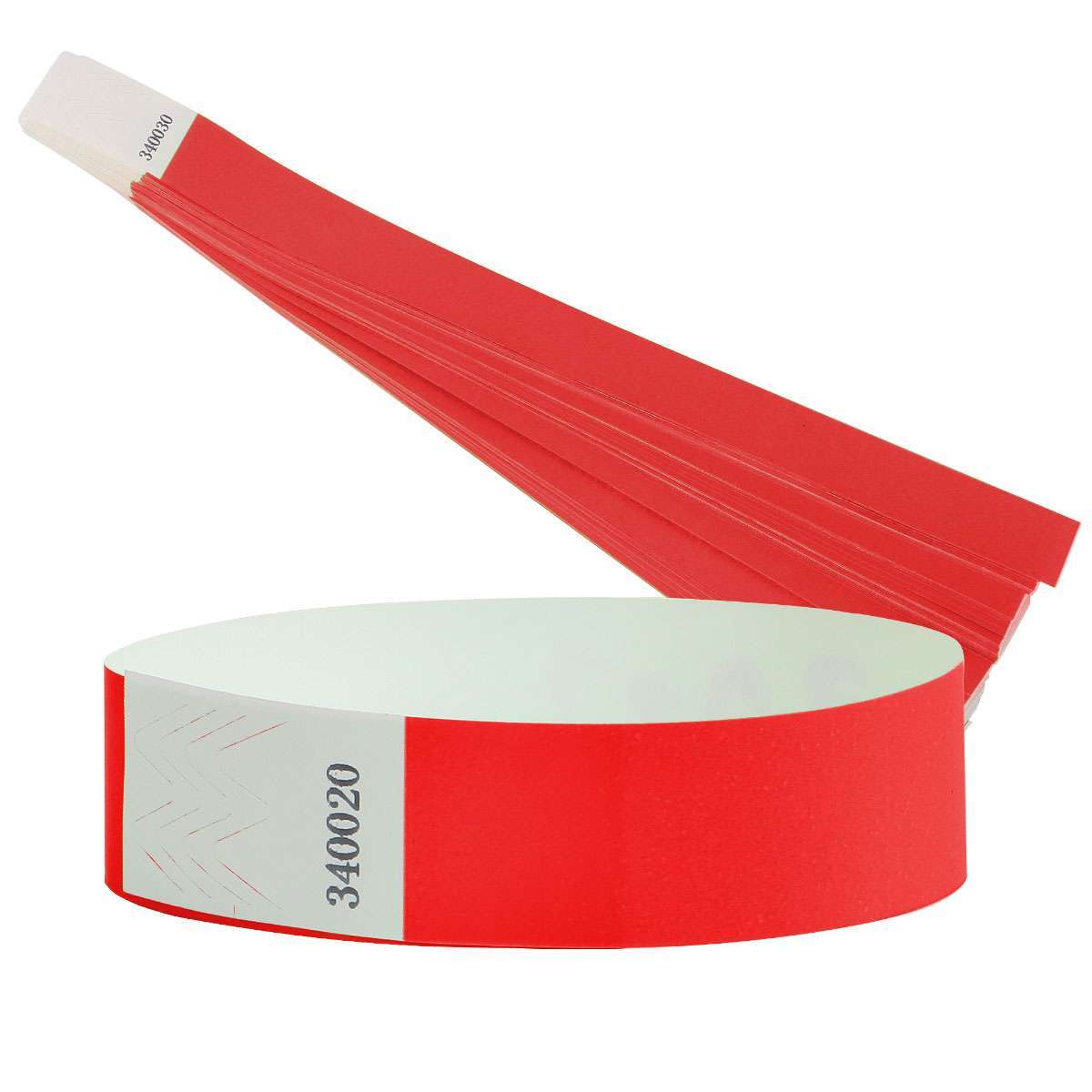 100Pcs Waterproof Hand Bands Neon Wrist Bands for Events Concert Adhesive