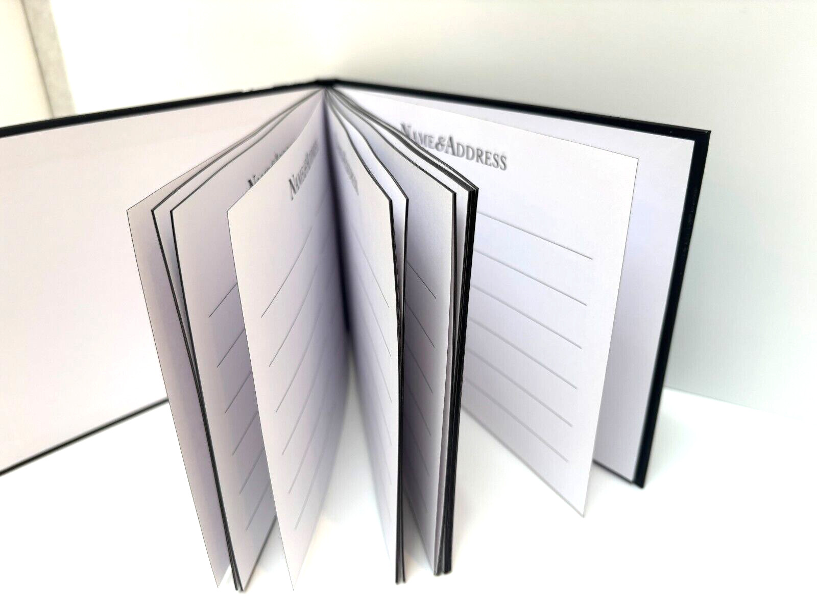 Sign-In Guest Book for Any Occasion Black/White 8″ x 5.75″ 50-Pages