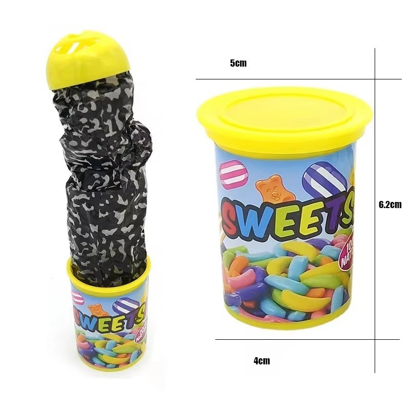 Jumping Snake Prank Can Toy Spring Gag Gift Funny Joke April Fools Halloween