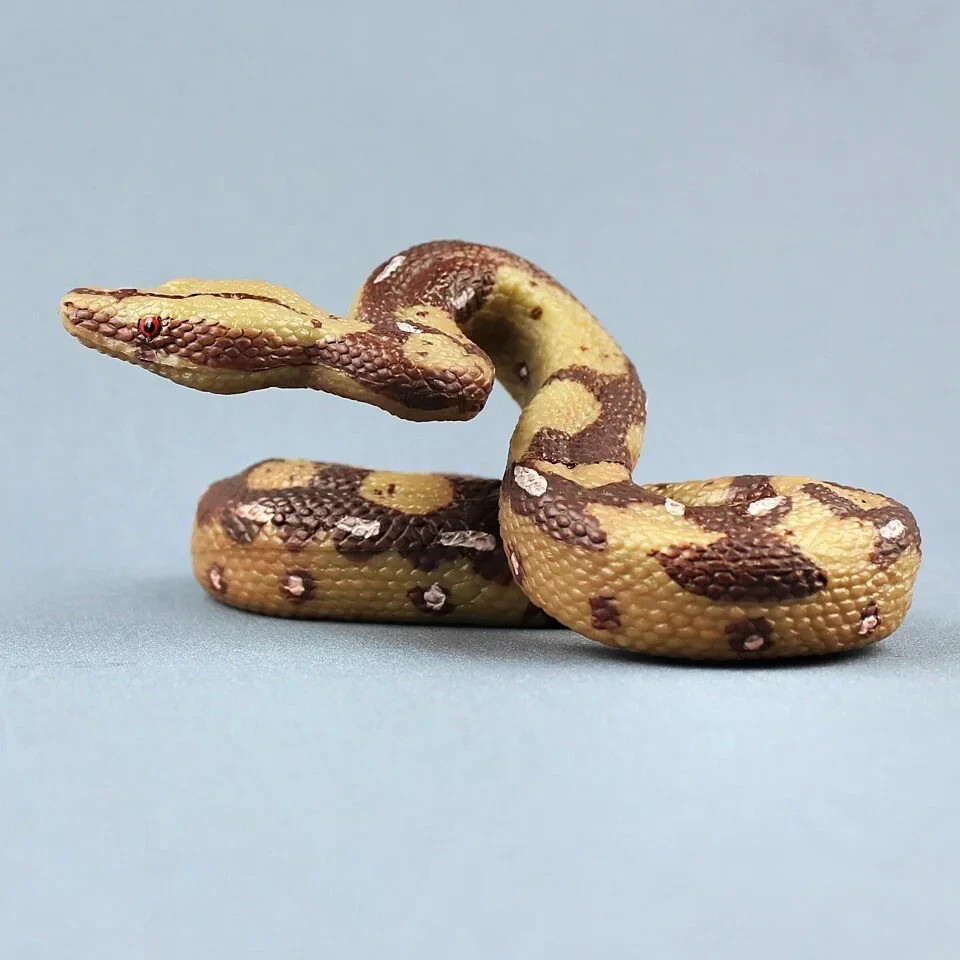 Realistic Fake Snake Toy Large Rubber Python Prank Prop Halloween Decoration