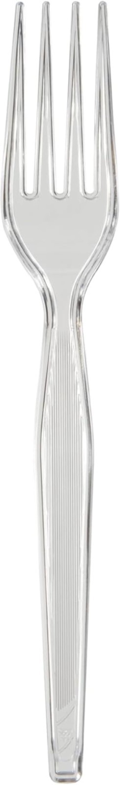 Heavy-Weight Polystyrene Forks, Clear, 1000 Ct