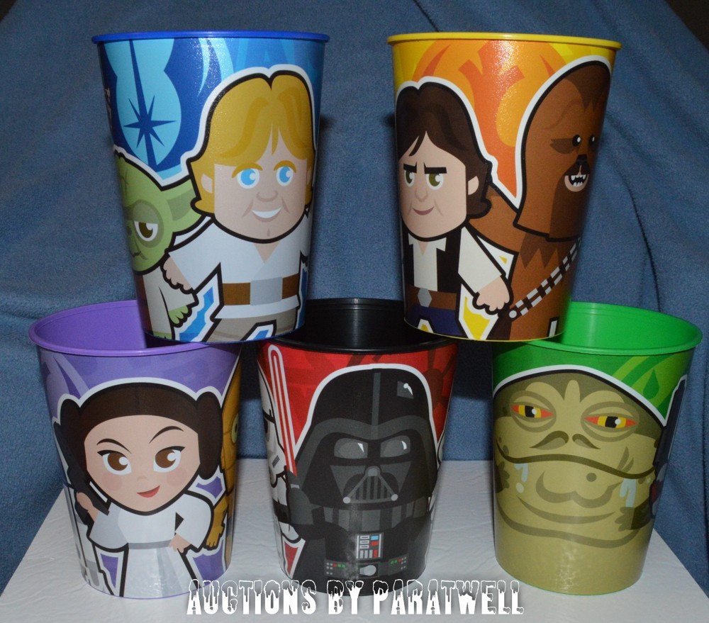 Plastic Re-Usable 16 oz Party Favor Cups Kids Theme Birthday Cups BPA Free safe