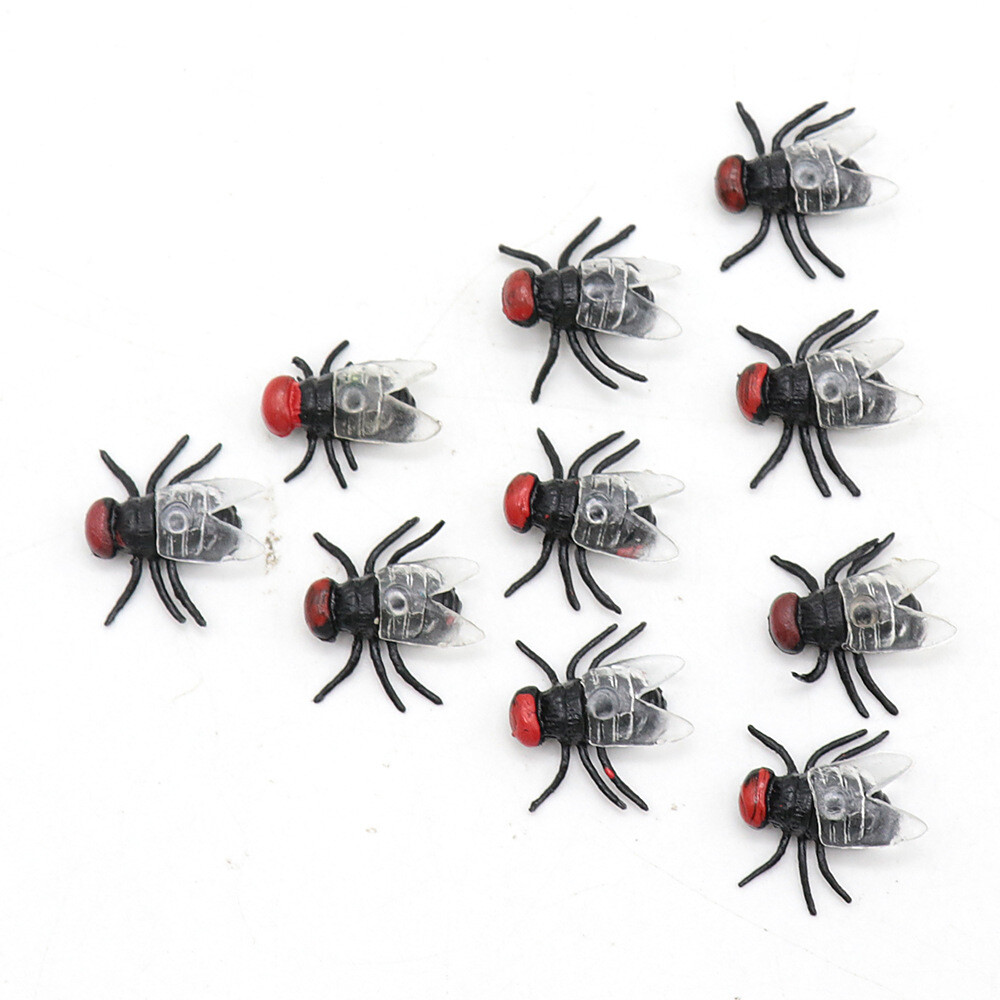 Realistic Cockroach Prank Toy Rubber Fake Fly Creepy Cock Roach Mini Bugs Gags