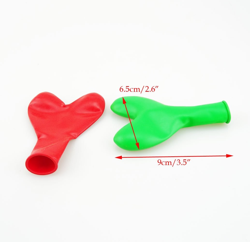 Pack of 100 Assorted Colors Love Heart Shaped 12 inch Latex Balloon for Home …