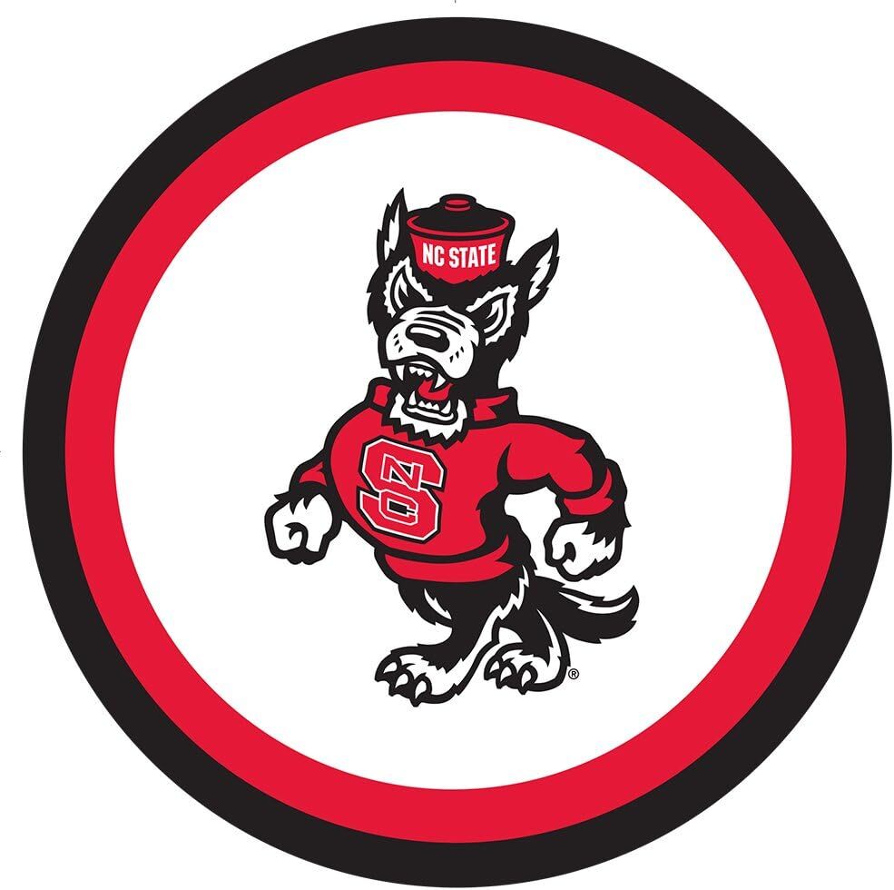North Carolina State Wolfpack NCAA College Sports Party 9″ Paper Dinner Plates