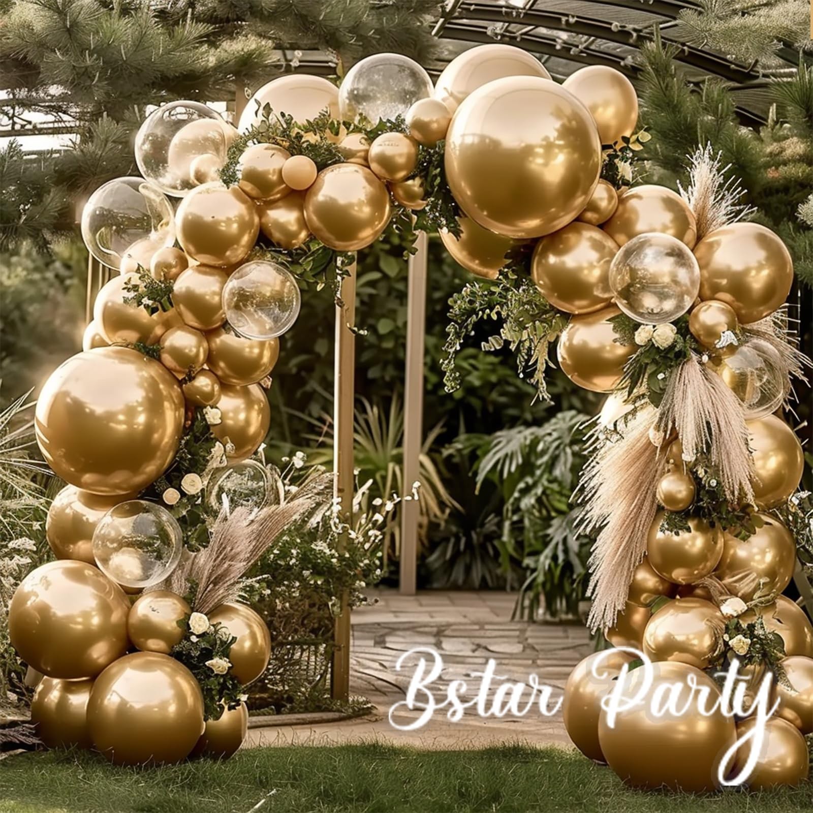 Gold Balloon Arch Kit Different Sizes Chrome Metallic Gold Balloons for Baby …