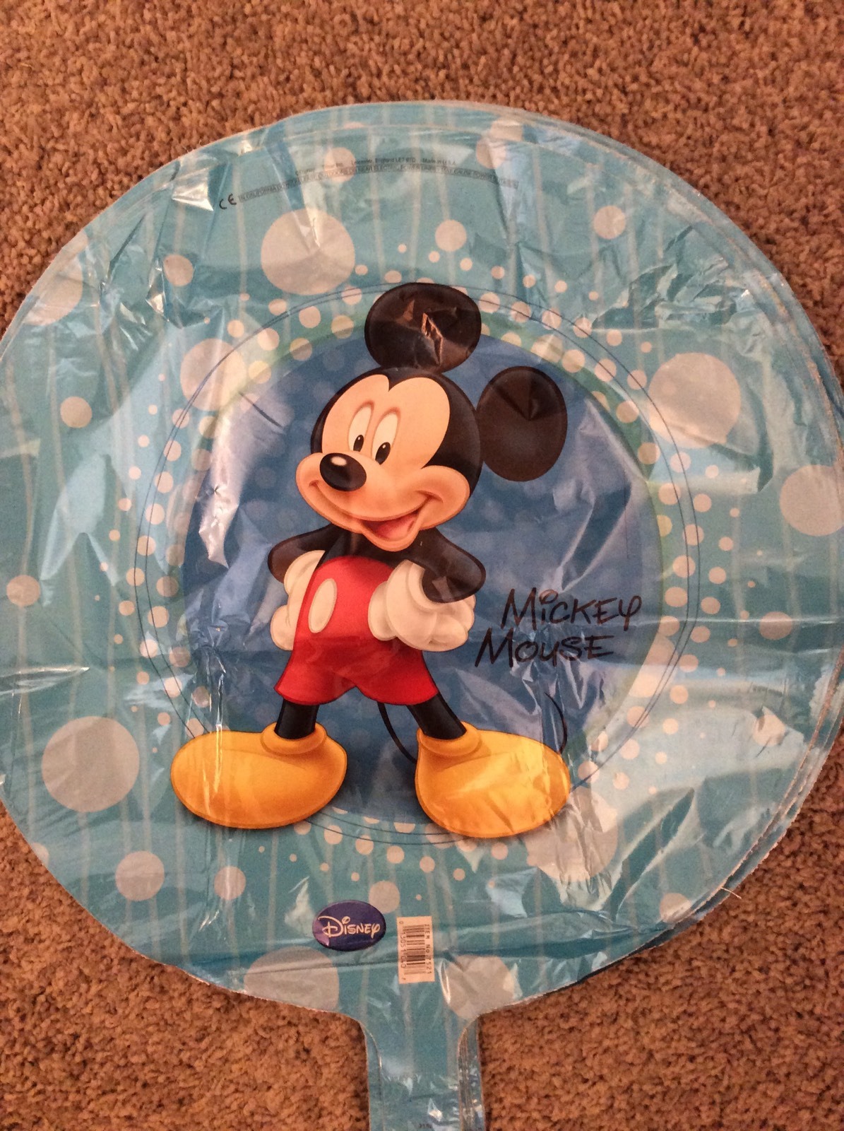 Lot of 2 Mickey Mouse Party Supplies Bulk 18″ mylar foil balloon