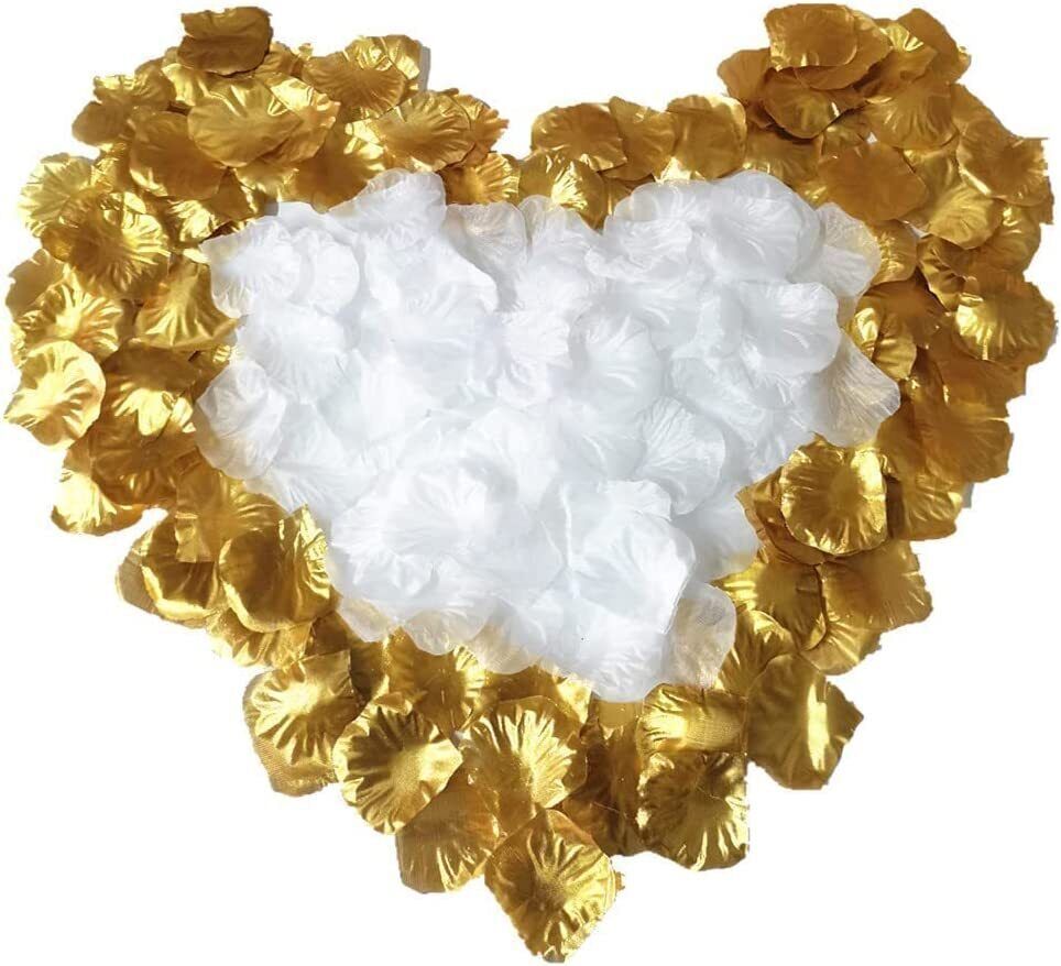 100 PCS Silk Rose Flower Petals Engagement Mother Day Decor Artificial Flower UK