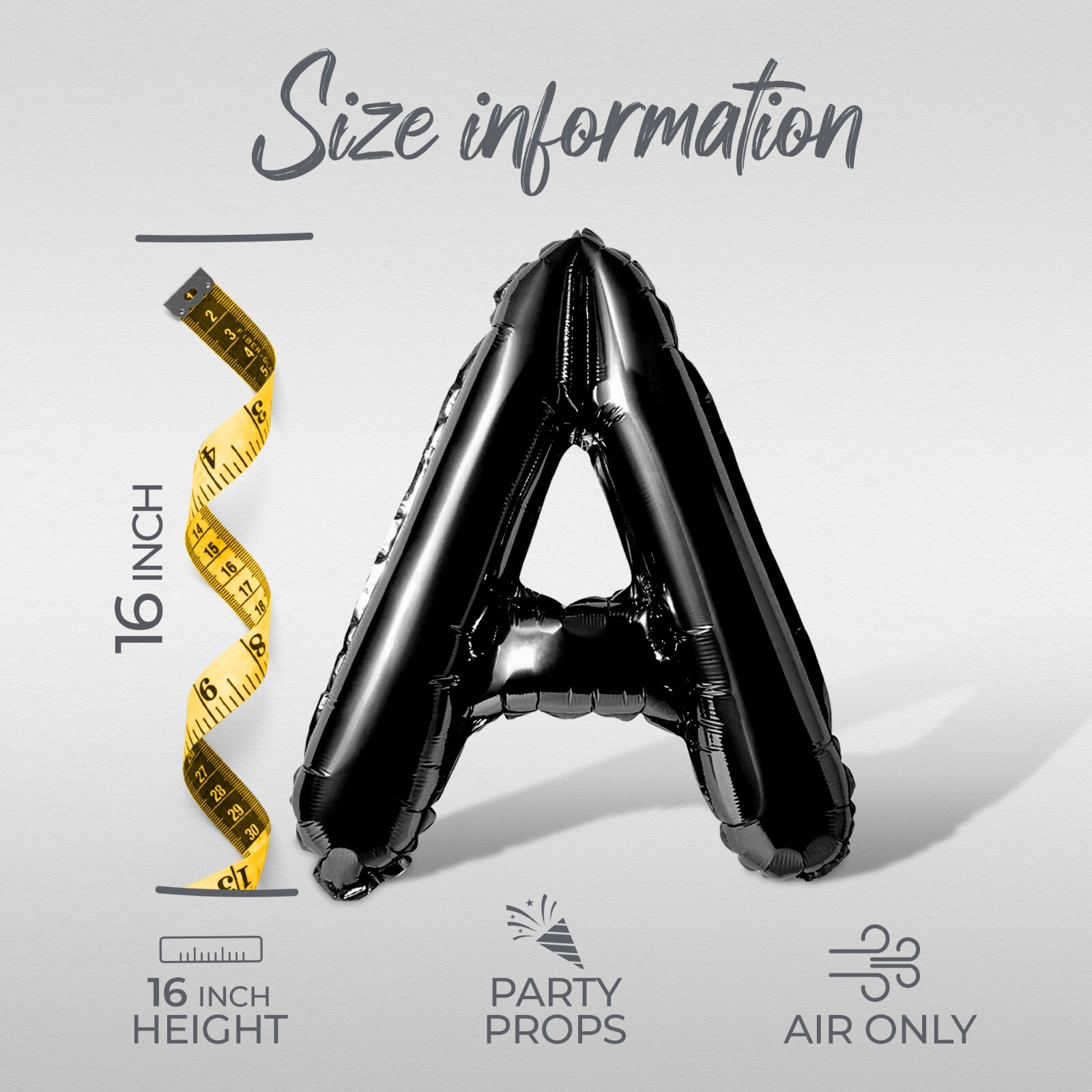 TIL DEATH DO US PARTY Letter Balloon Banner – Halloween Party Supply Decorations