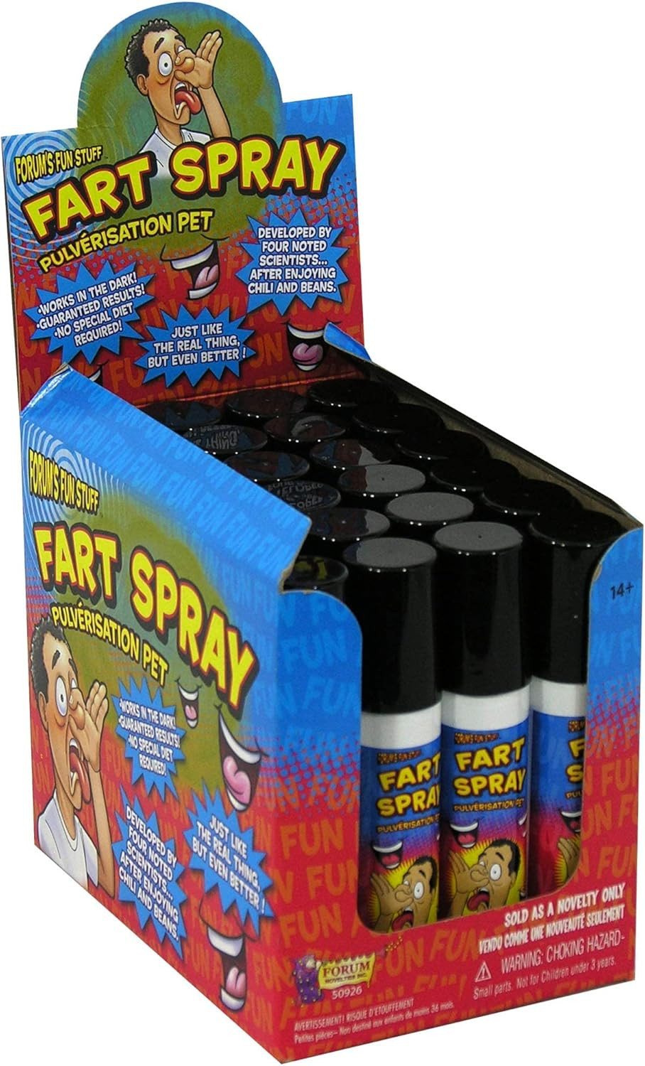 Spray de pedos Forum Novelties para fiestas tematicas y Halloween muy divertido