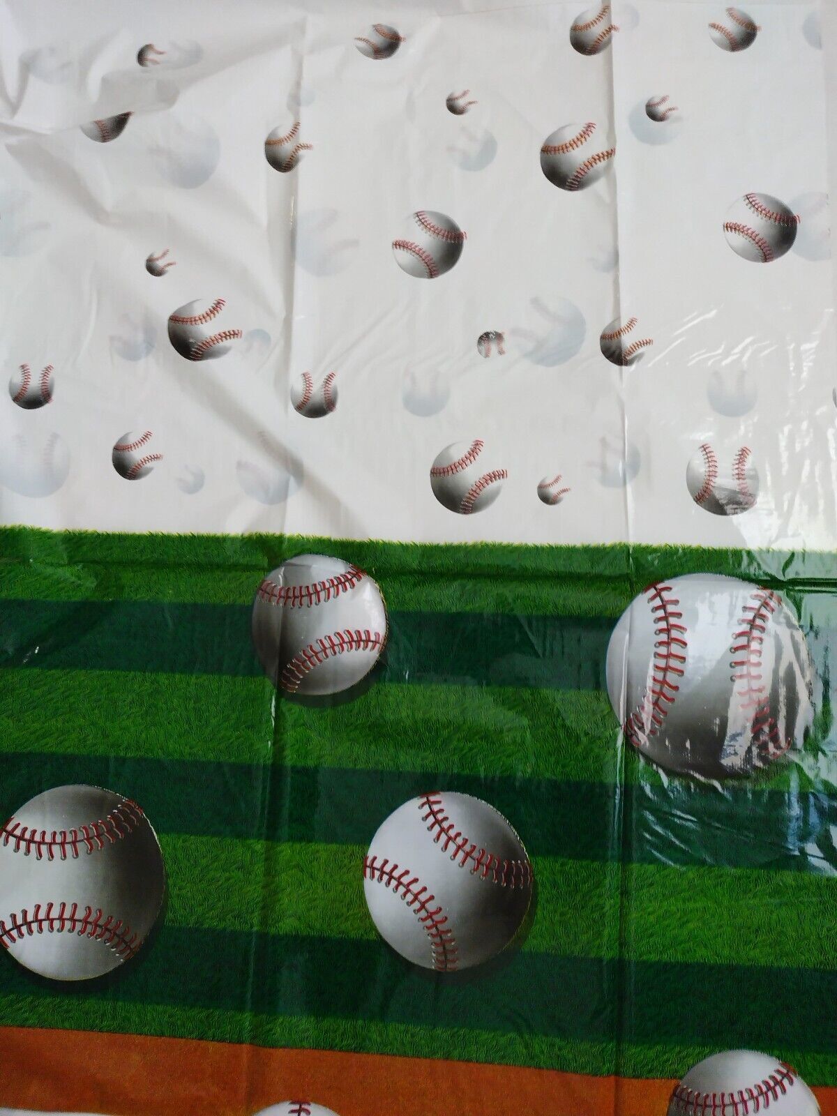 Baseball Table Cover Event Decoration Unisex Adult Kid Tablecloth Birthday Party