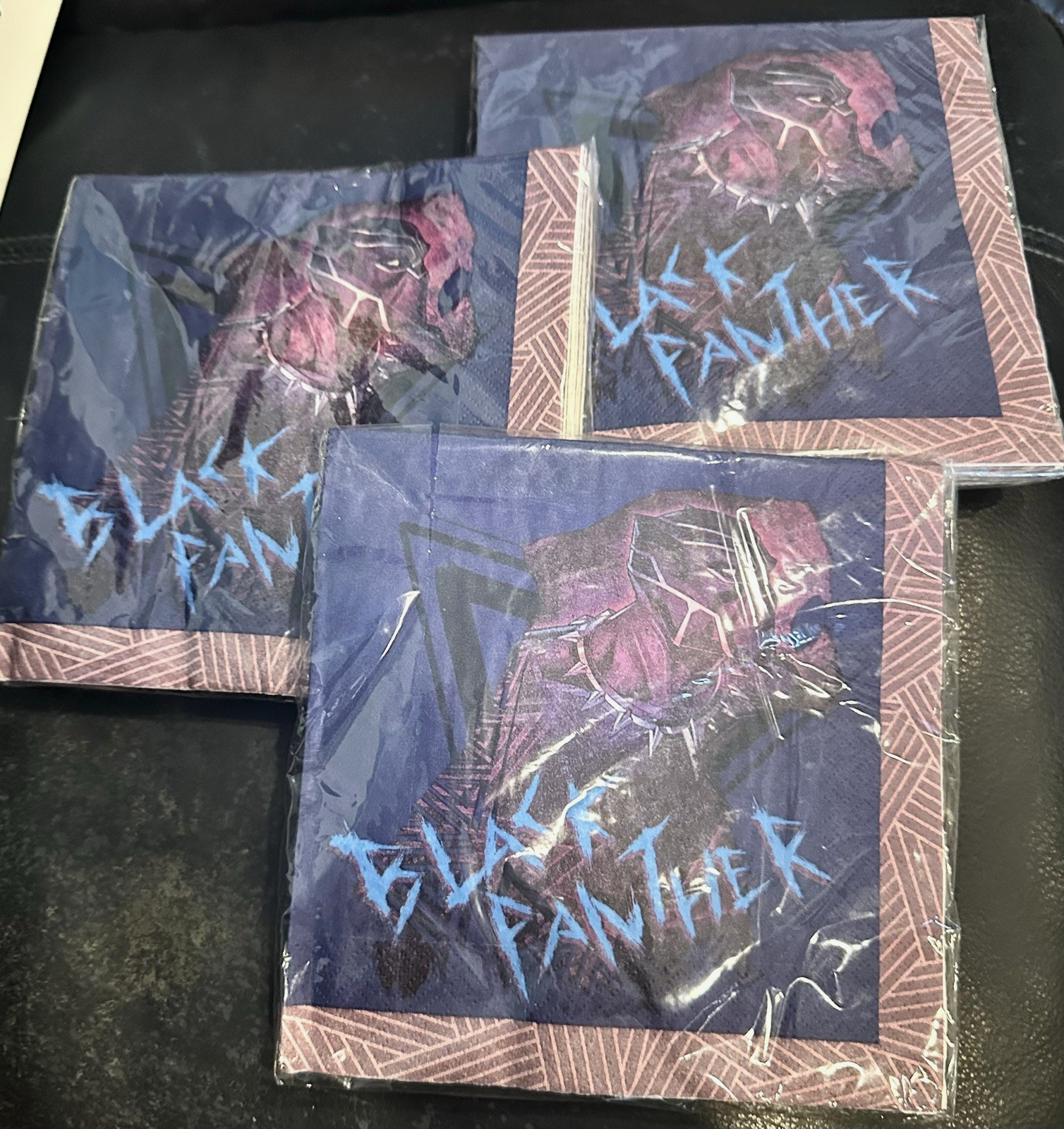 Black Panther Marvel Avengers Birthday Party Decoration Lot Wall Hanging Napkins