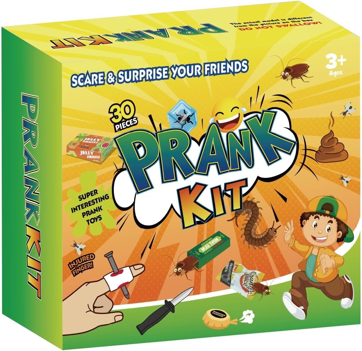 ALLROAD Prank Kit Pranks for Kids | Joke Box-Ultimate Gift Set 30 Ultimate Pract