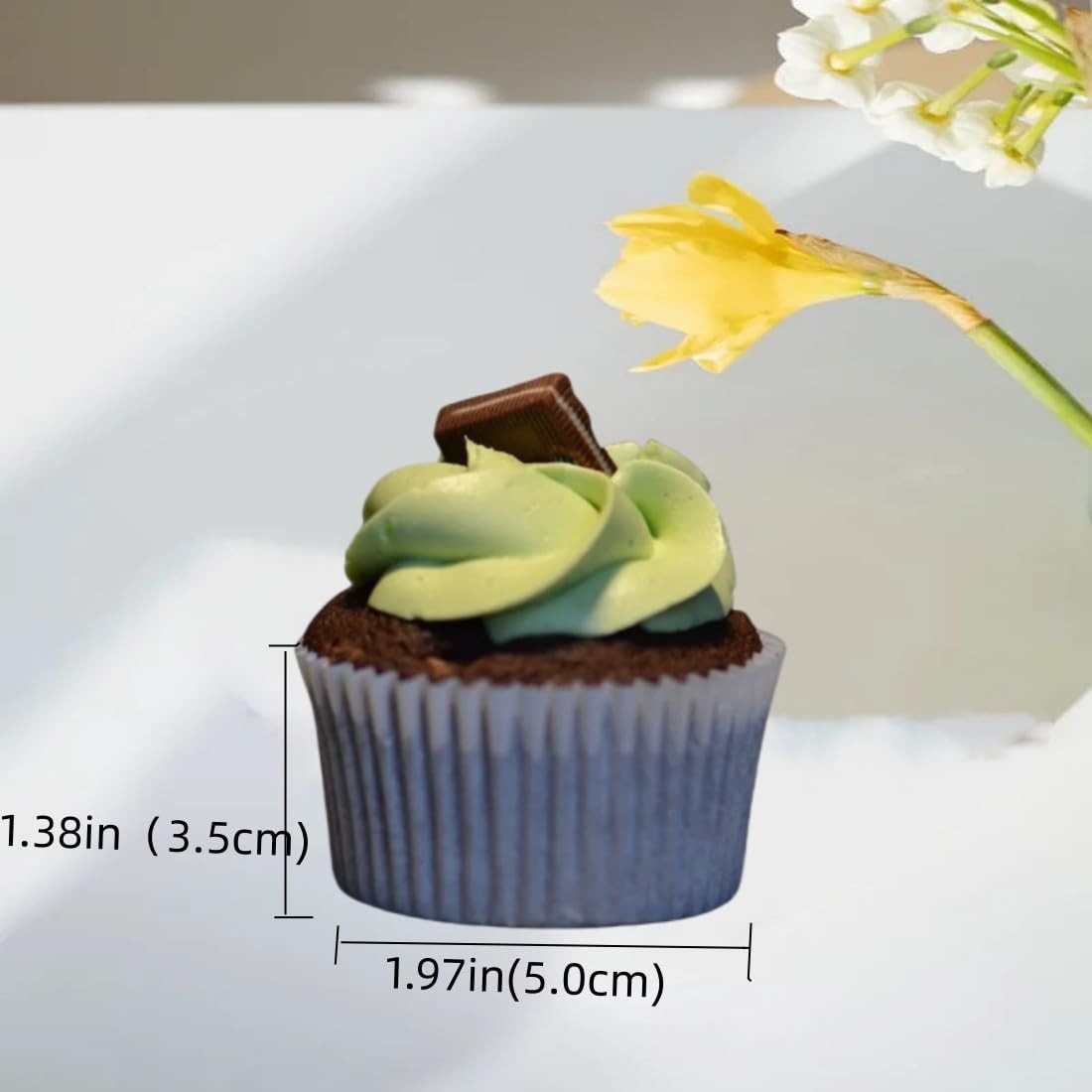 500pcs White Standard Cupcake Liners for Baking Cup, No Standard,