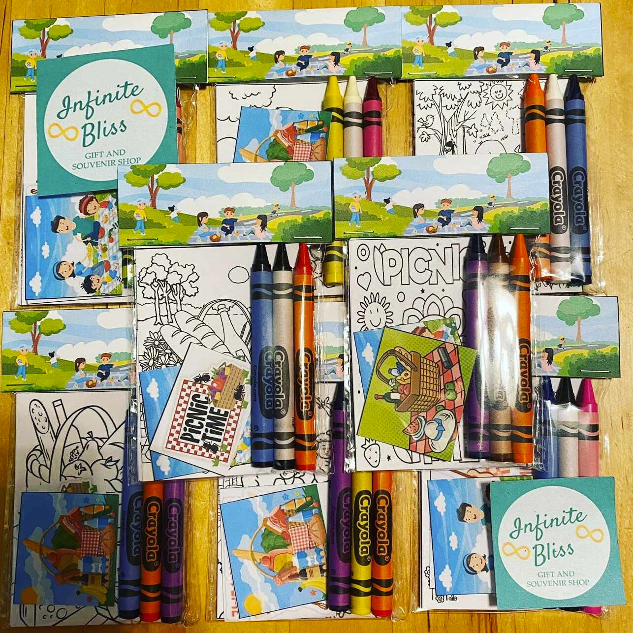 (Quantity 15)Choose your Theme Party Favor Coloring Packs (Any Theme) MESSAGE US