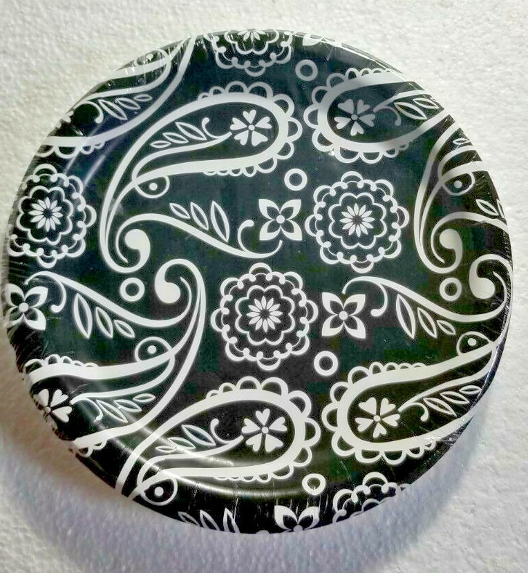 Black & White Party Plates 18 Count Paper Made in USA Any Occasion Great Design