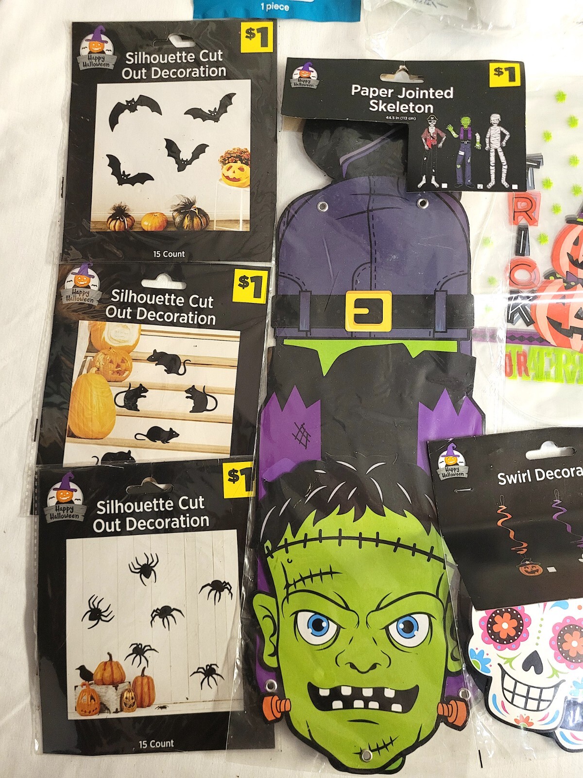 Lot of Halloween Party Decorations & Tableware