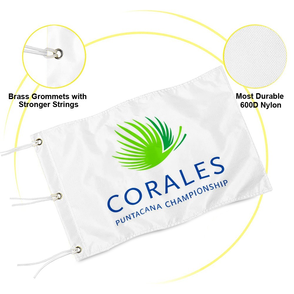 Corales Puntacana Championship Practic Putting Green Golf Pin Flag 13x20Inch