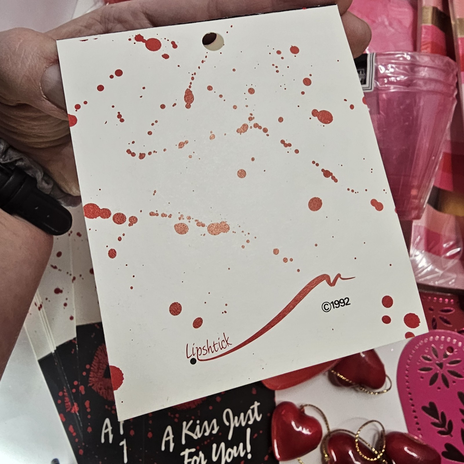 Valentine’s Day Party Supplies Lot Heart Garland Decor Cards Rose Pedals Plates