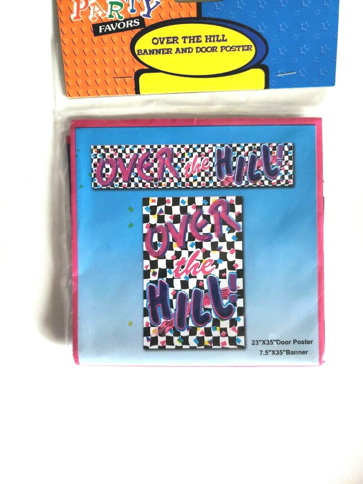 Over the Hill Birthday Door Cover/ Banner Party Decoration NEW