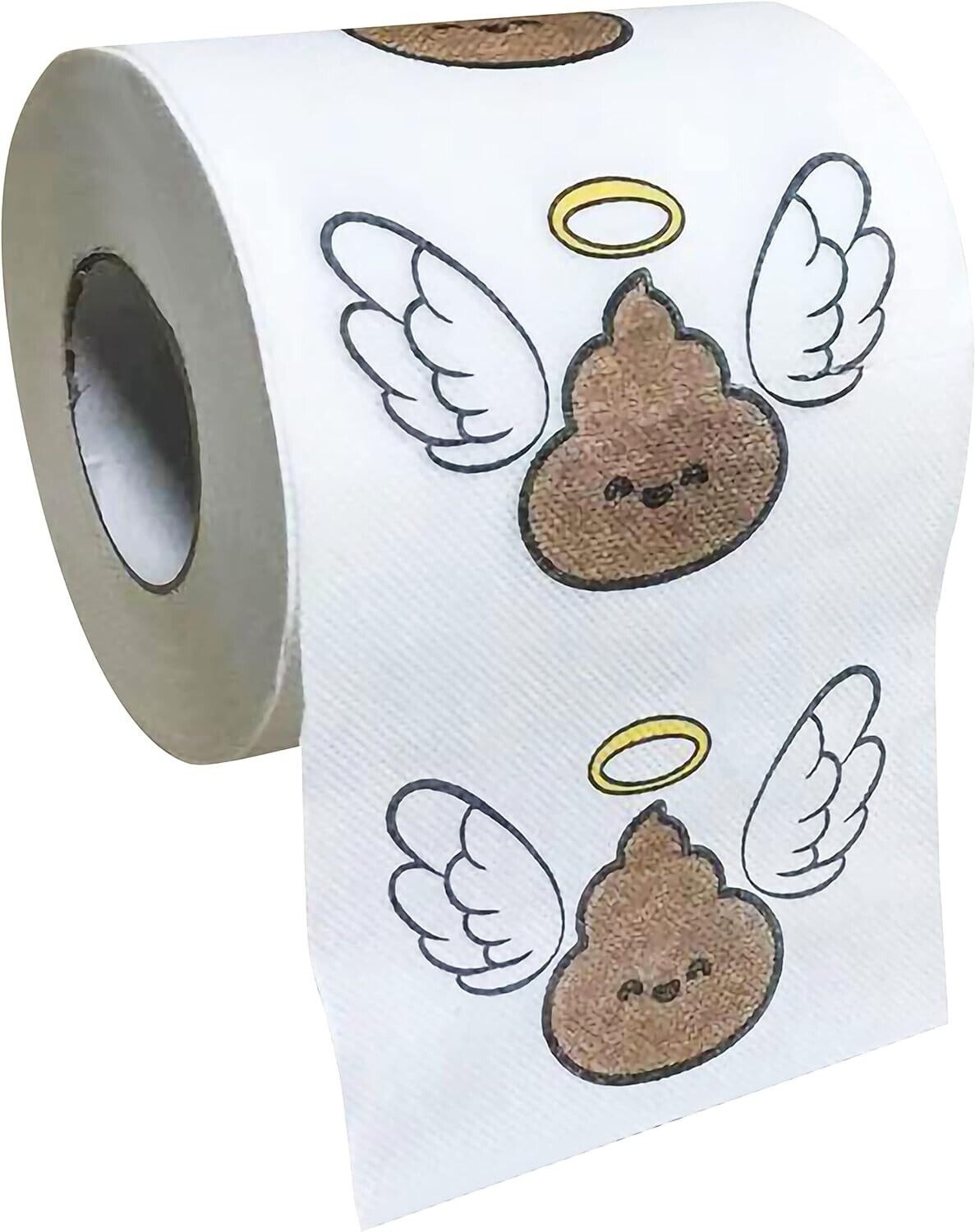 HOLY SH*T Toilet Paper Roll – Heavenly Angel Poop Funny GaG Bathroom Party Joke