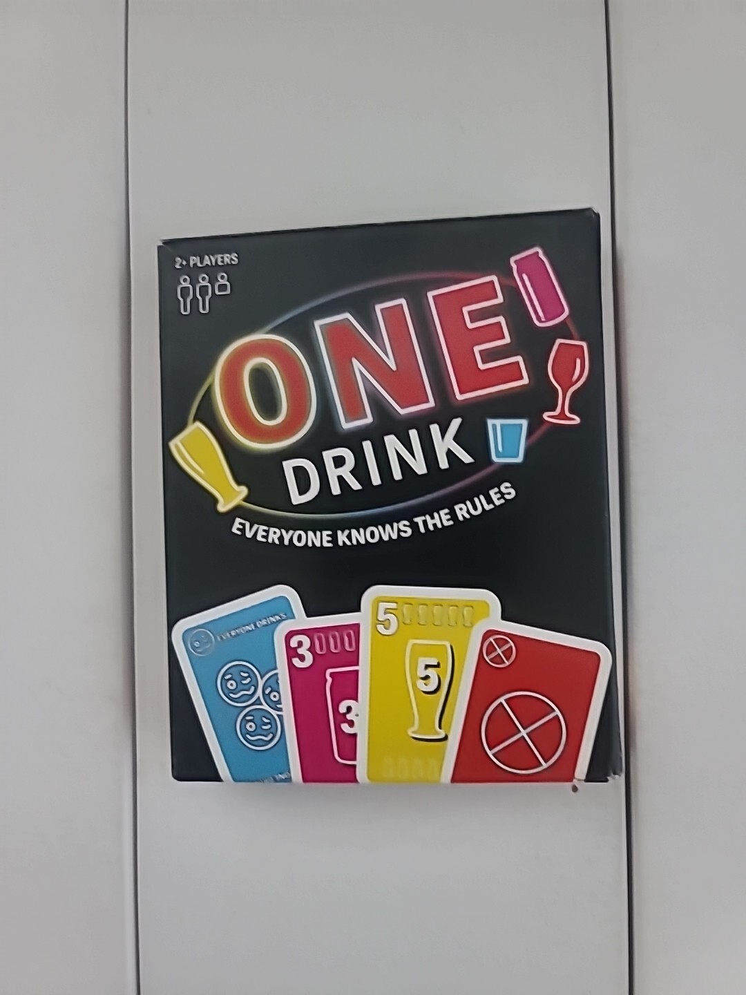One Drink – Adult Drinking Game For Parties – Slightly Competitive Card Game For