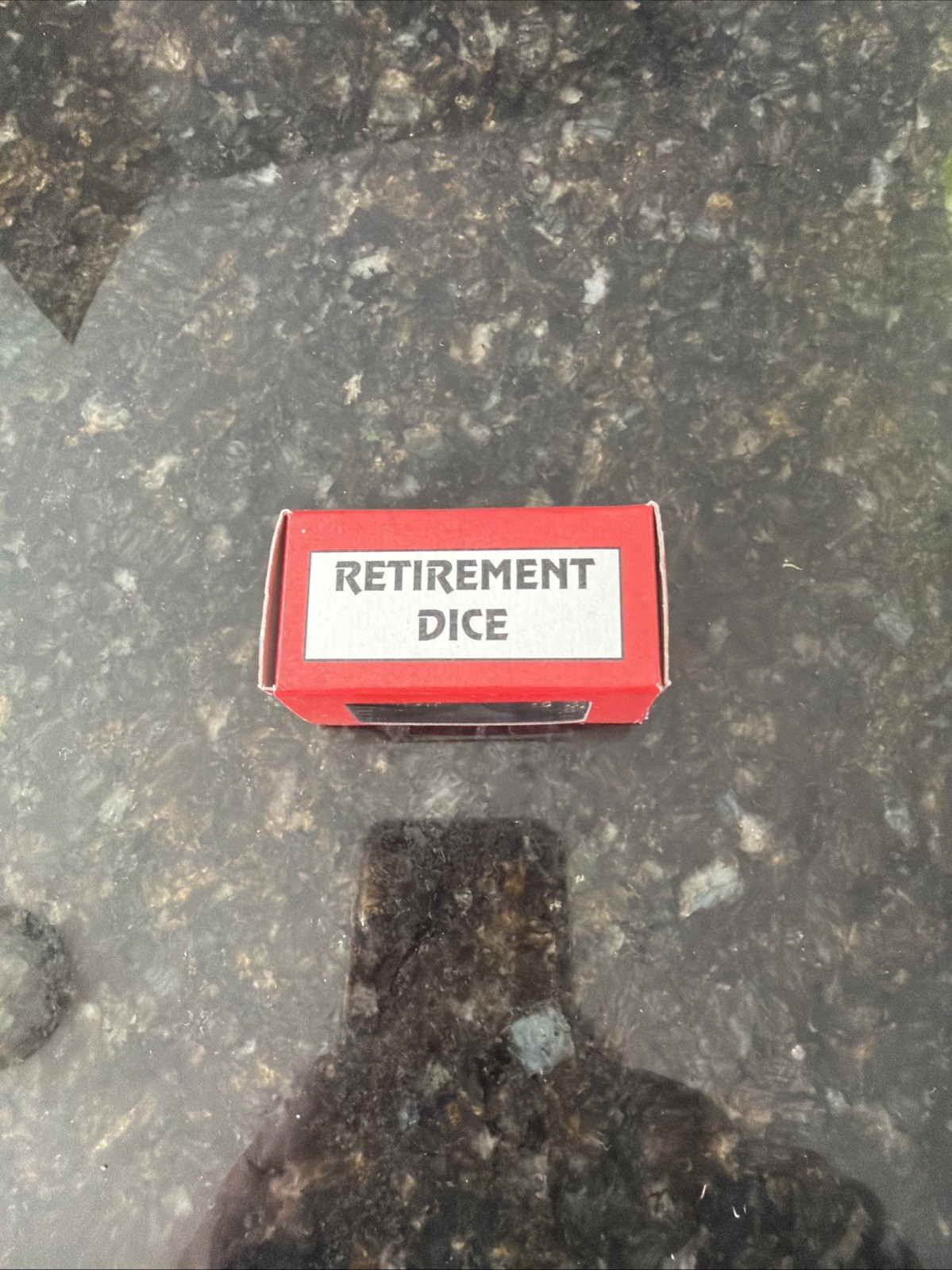 Retirement Dice – Forum Novelties Wooden Gag Gift – Item #51516 – Vintage 1994